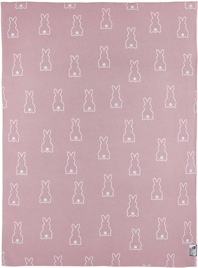 Meyco X Mrs. Keizer baby wiegdeken Rabbit 75x100 cm lilac Babydeken Paars