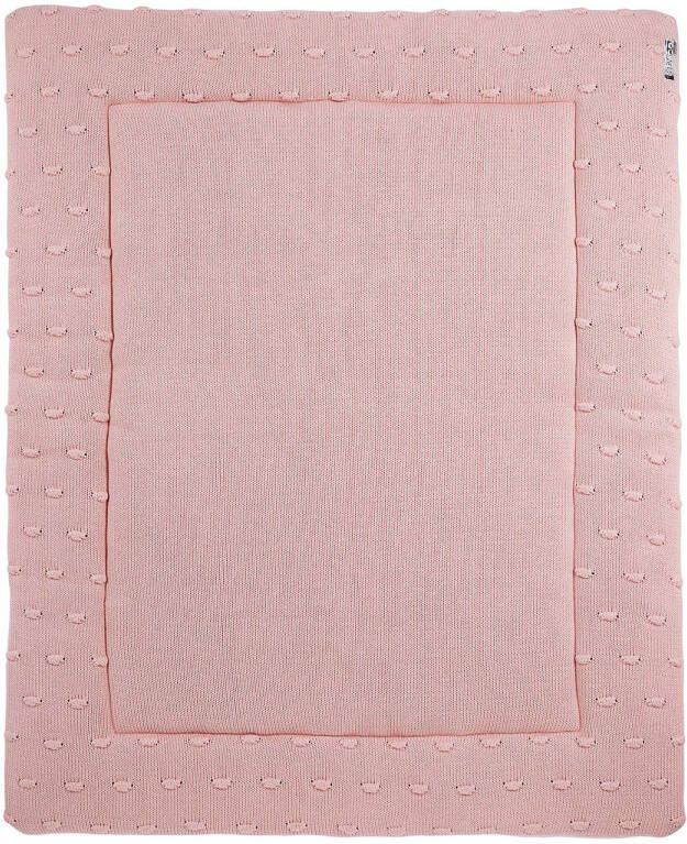 Meyco Silverline Knots boxkleed 77x97 cm roze