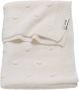 Meyco Silverline Knots wiegdeken 75x100 cm gebroken wit Babydeken Ecru - Thumbnail 1