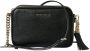 Michael Kors Gestructureerde Leren Schoudertas Zwart Black Dames - Thumbnail 2