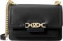 Michael Kors Kleine Zwarte Crossbody Tas met Gouden Details Black Dames - Thumbnail 1