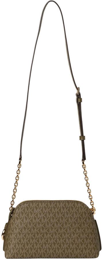 Michael Kors crossbody tas Freddie met logoprint donkerbruin - Foto 3