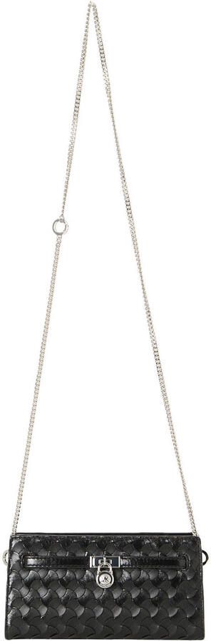 Michael Kors leren crossbody tas Hamilton zwart - Foto 3