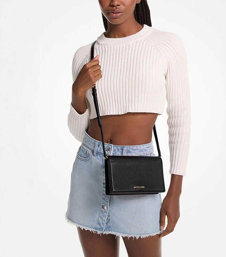 Michael Kors Stijlvolle Schoudertassen voor Dagelijks Gebruik Black Dames