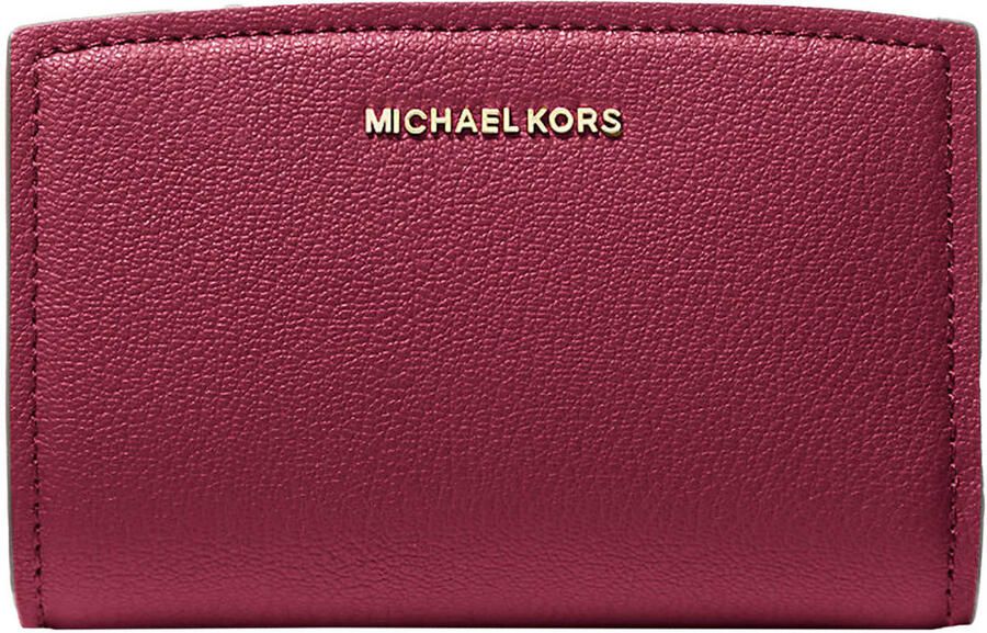 Michael Kors leren portemonnee Bryant bordeauxrood