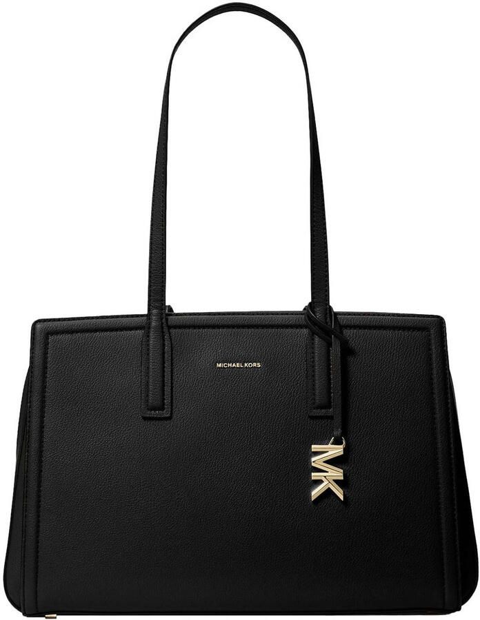 Michael Kors leren shopper Laila Medium zwart