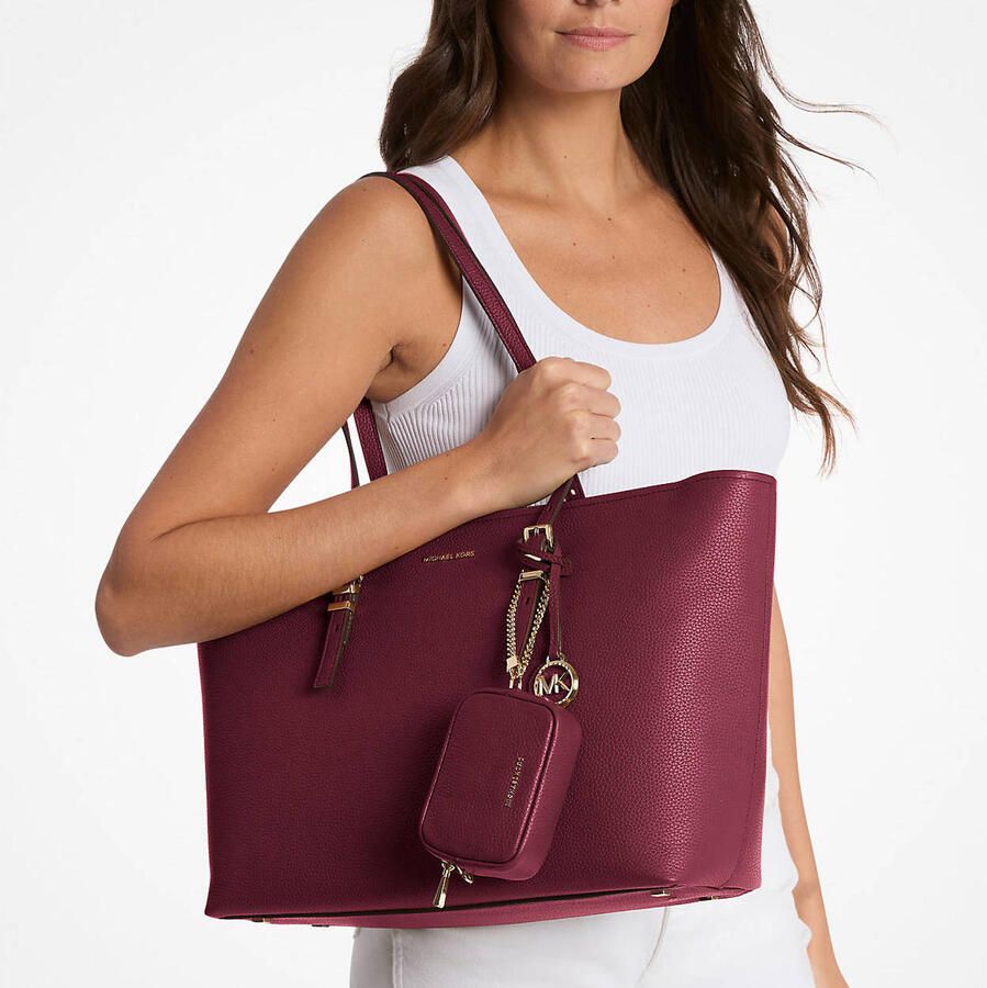 Michael Kors Shoppers & Totes Quinn Lg Ew Tz Tote in rood - Foto 2