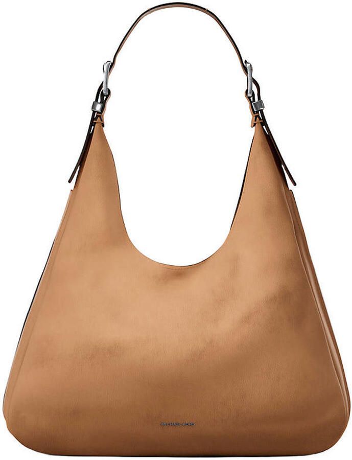 Michael Kors nubuck schoudertas Nolita cognac