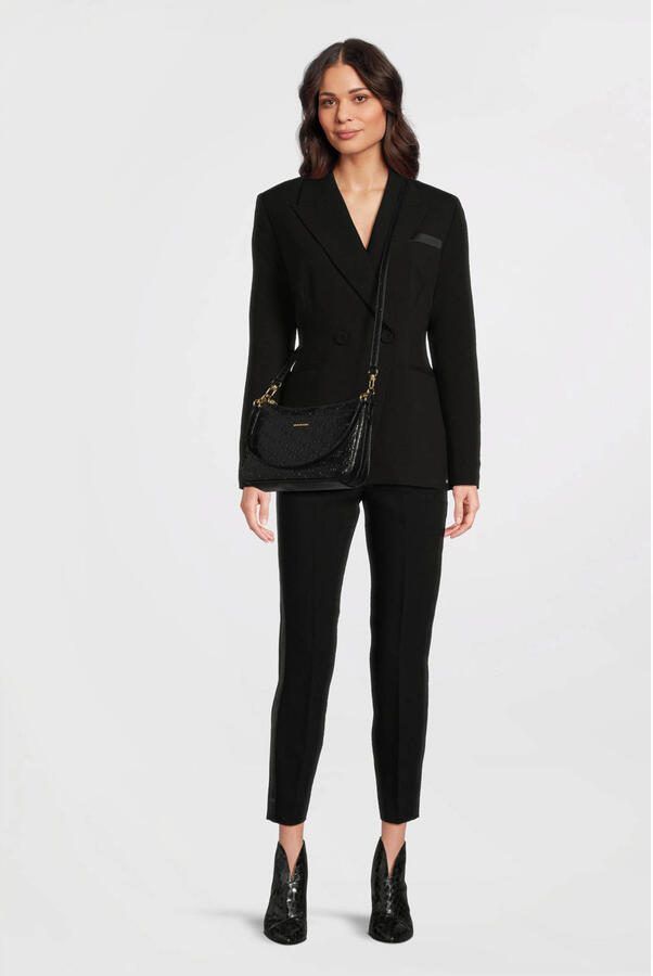 Michael Kors schoudertas Jet Set met logoprint zwart - Foto 2