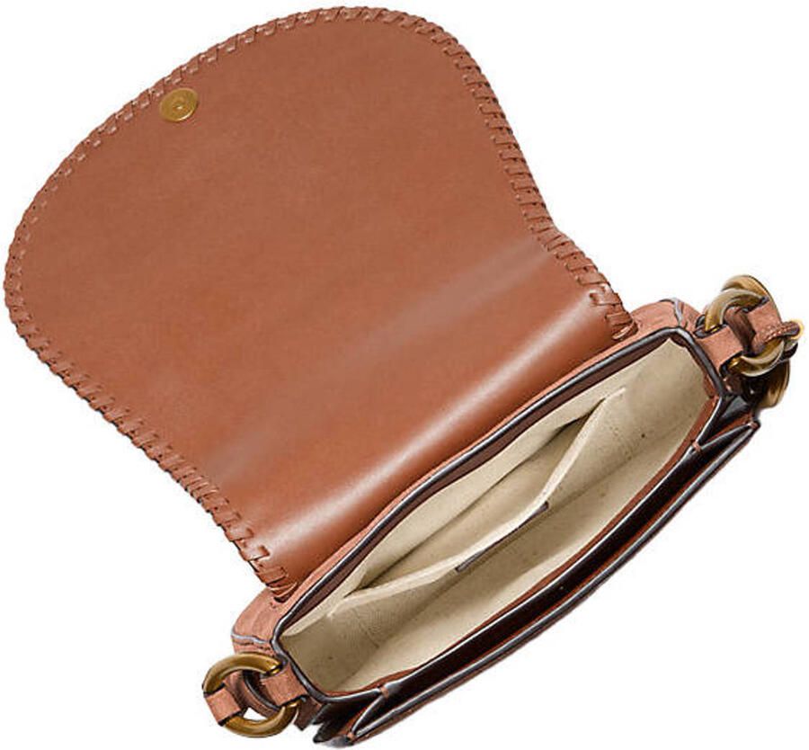 Michael Kors suède crossbody tas Josie cognac - Foto 2