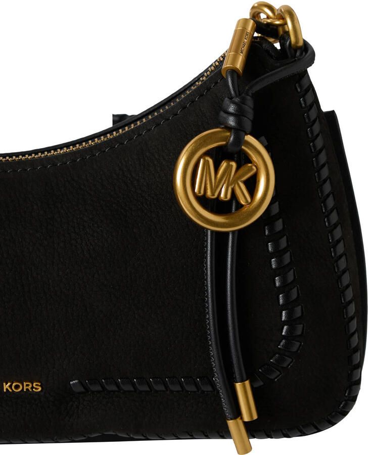 Michael Kors suède schoudertas Nolita zwart - Foto 3