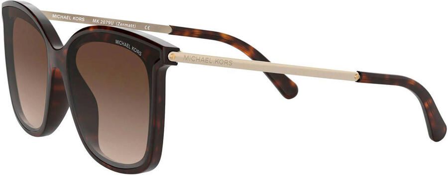 Michael Kors zonnebril 0MK2079U met tortoise print bruin - Foto 3