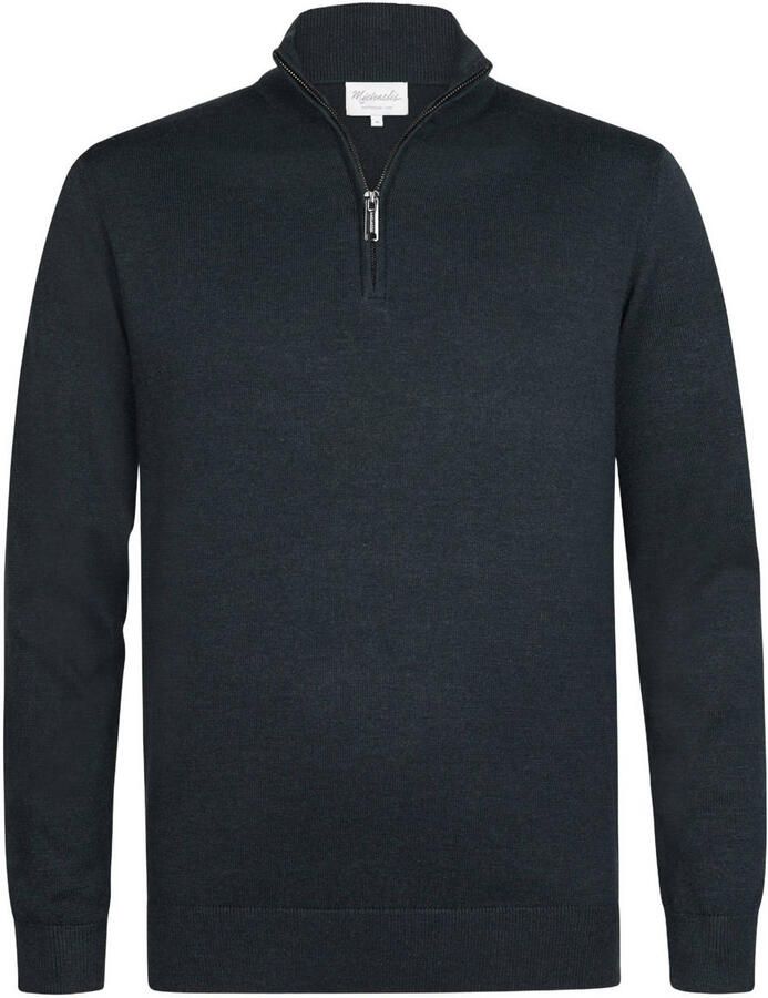 Michaelis gebreide trui donkerblauw