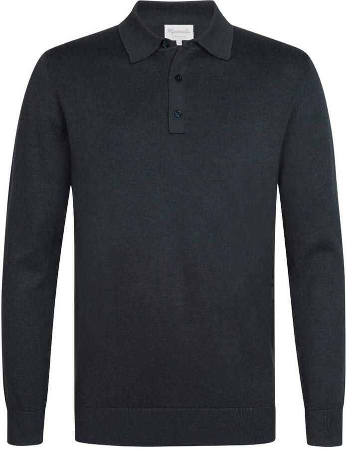 Michaelis gebreide trui donkerblauw