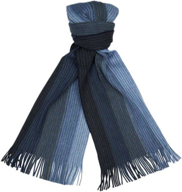 Michaelis sjaal blauw zwart