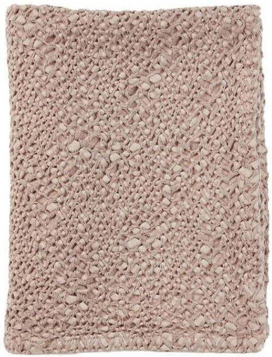 Mies & Co baby wiegdeken Honeycomb 70x100 cm blossom powder Babydeken Roze