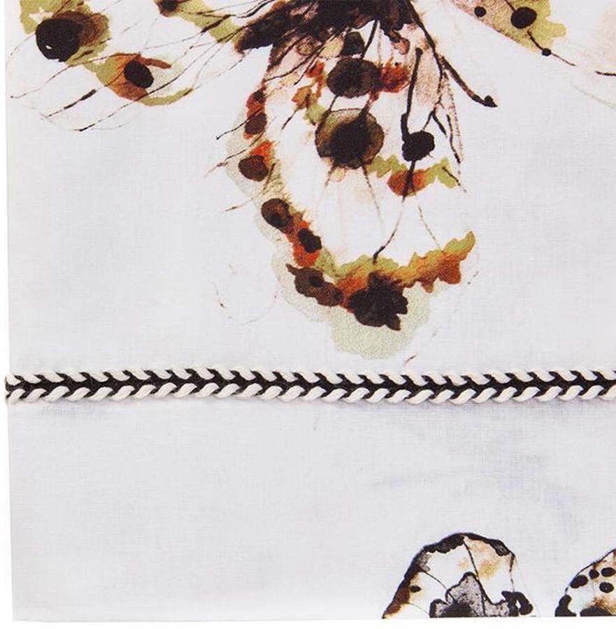 Mies & Co baby wieglaken Fika butterfly 80x100 cm Babylaken Wit Dierenprint