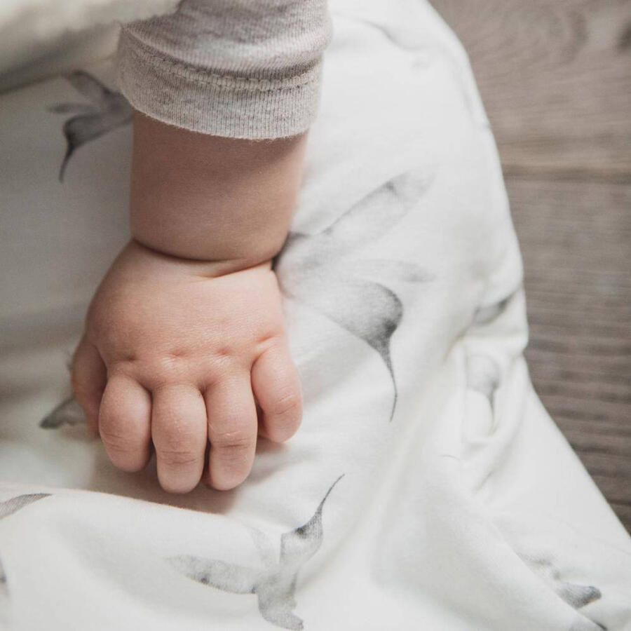Mies & Co baby winter slaapzak Little Dreams Babyslaapzak Wit Dierenprint
