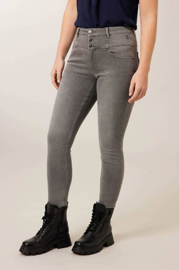 Miss Etam high waist skinny jeans Havanna grey denim