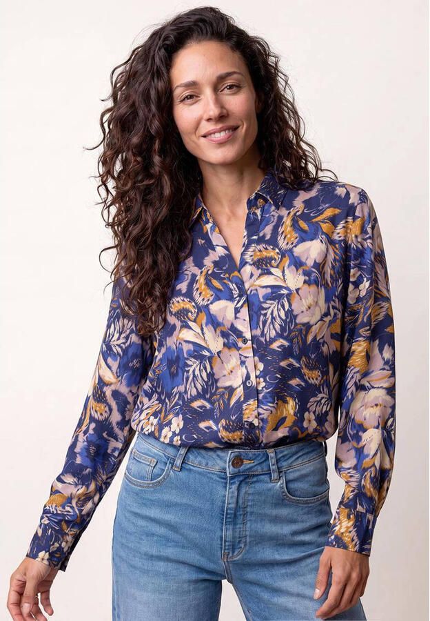 Miss Etam blouse blauw - Foto 2