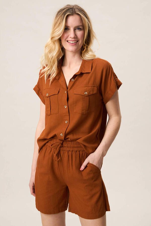 Miss Etam blouse bruin