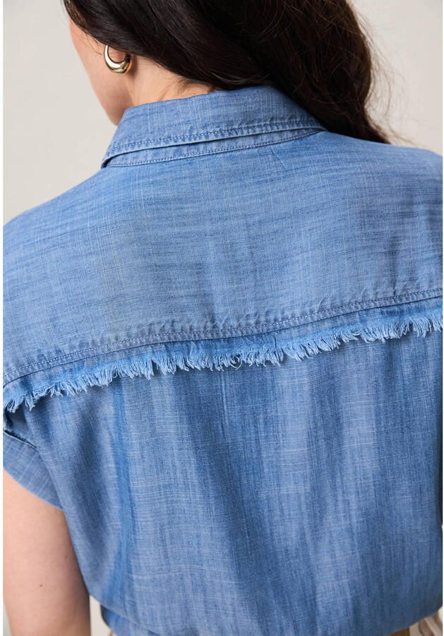 Miss Etam blouse medium blue denim - Foto 2