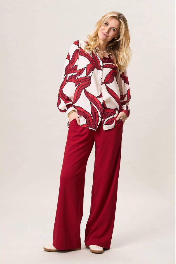 Miss Etam blouse rood - Foto 3