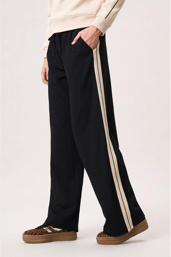 Miss Etam broek zwart met bies - Foto 2