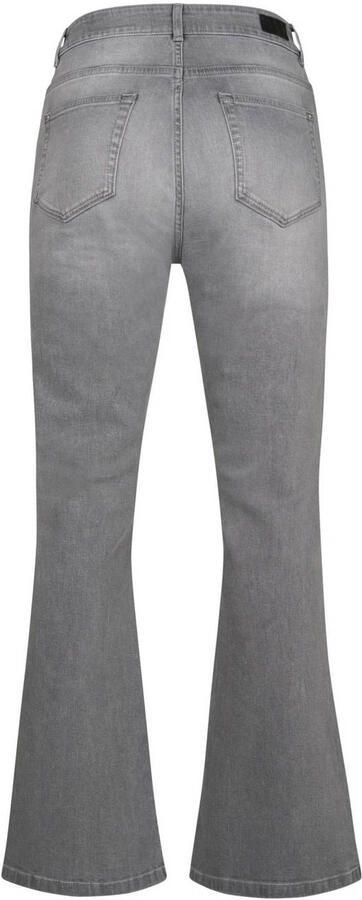 Miss Etam flared jeans grijs - Foto 3