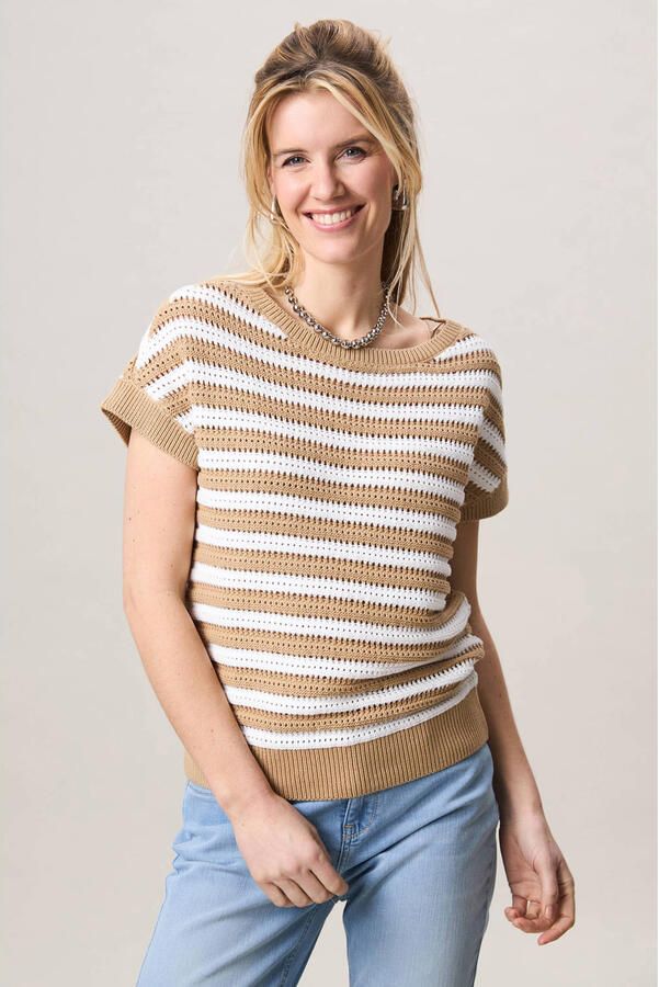 Miss Etam gebreide trui beige