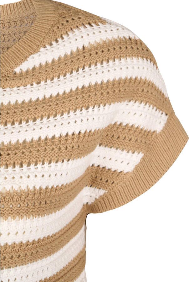 Miss Etam gebreide trui beige - Foto 3