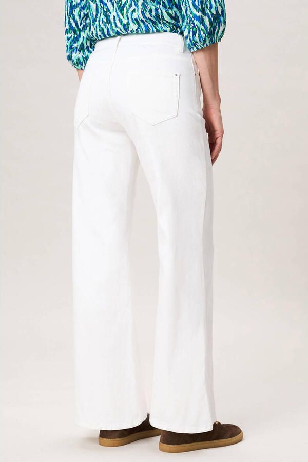 Miss Etam high waist wide leg jeans ecru - Foto 2