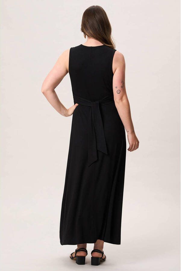 Miss Etam maxi jurk zwart - Foto 2