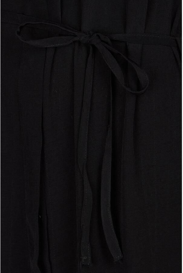 Miss Etam midi blousejurk zwart