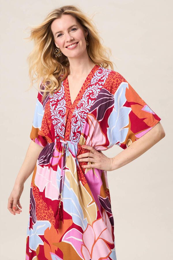 Miss Etam midi jurk multi