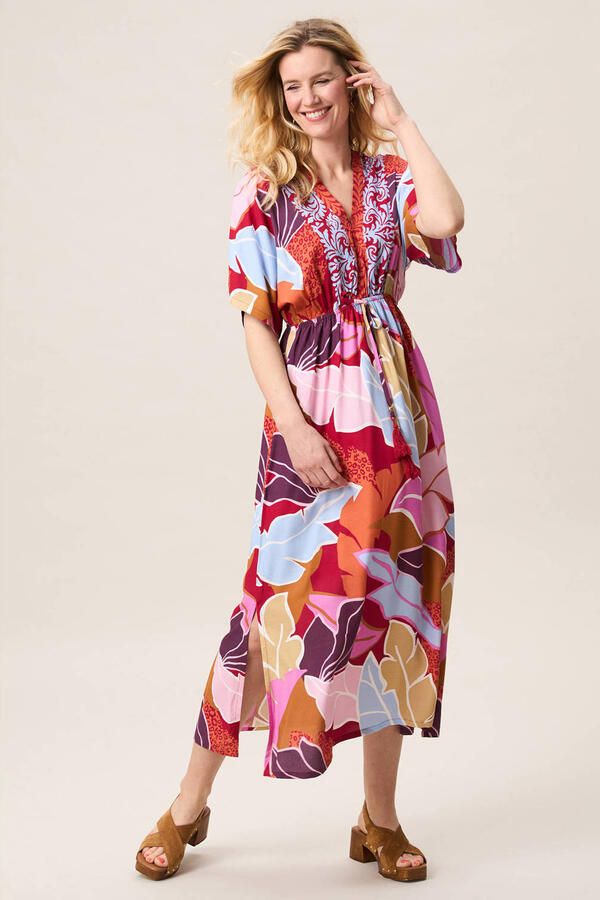 Miss Etam midi jurk multi - Foto 3
