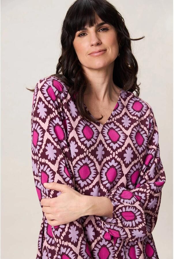 Miss Etam midi jurk roze