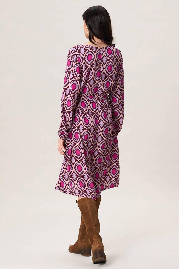 Miss Etam midi jurk roze - Foto 2