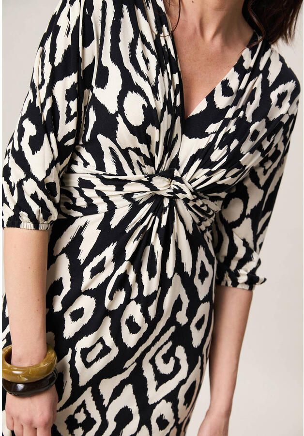 Miss Etam midi jurk zwart