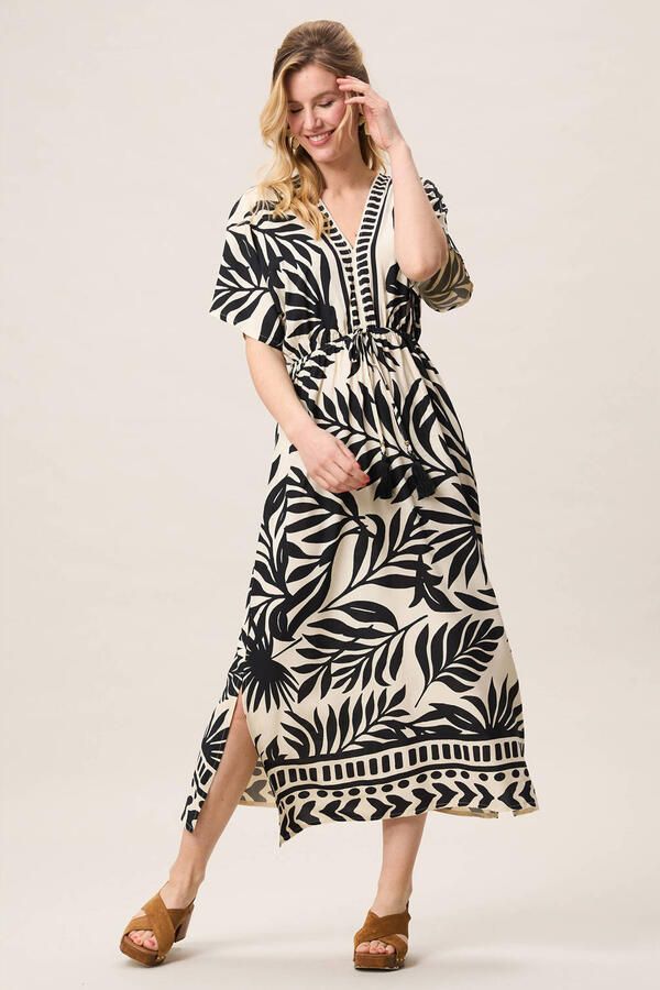 Miss Etam midi jurk zwart