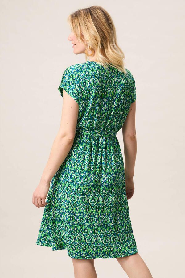 Miss Etam mini jurk groen - Foto 2