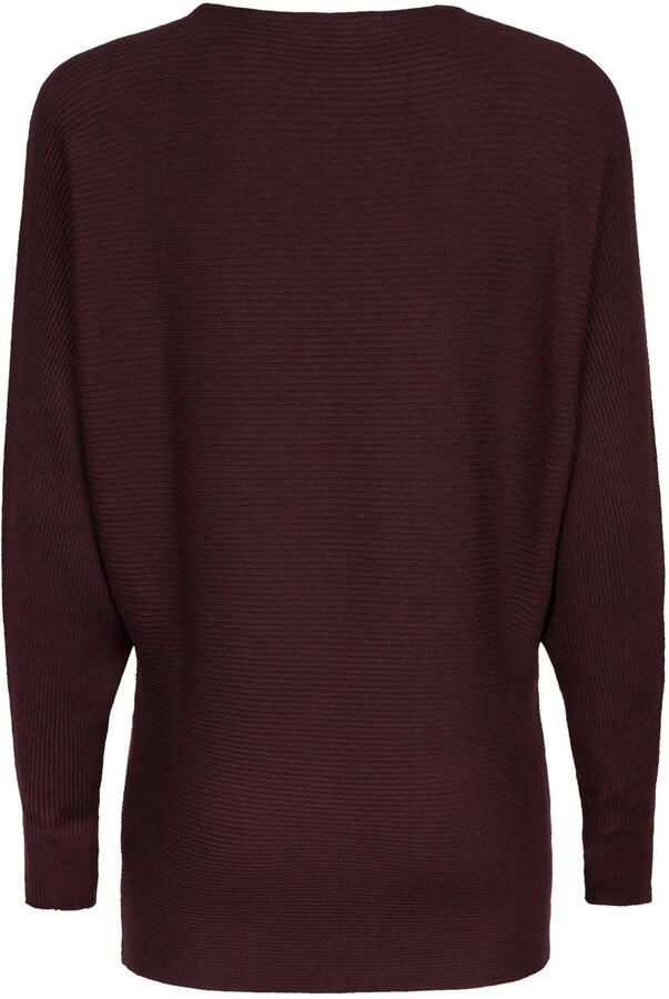 Miss Etam oversized gebreide trui aubergine