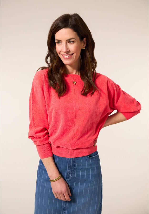 Miss Etam pullover roze fijn gebreid - Foto 2