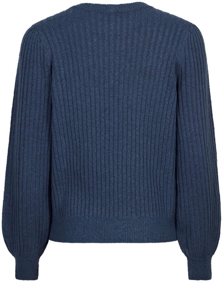 Miss Etam rechtvallende gebreide trui blauw