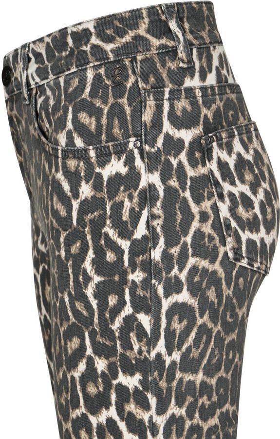 Miss Etam regular waist straight leg jeans panterprint - Foto 3