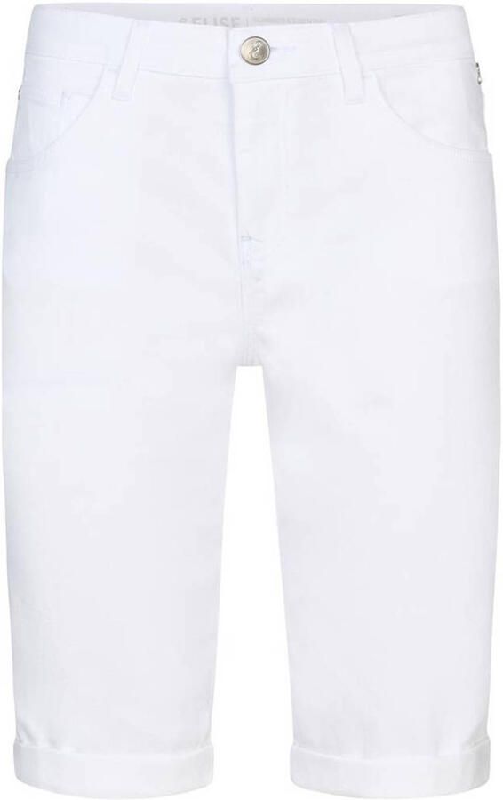 Miss Etam skinny regular waist denim short wit