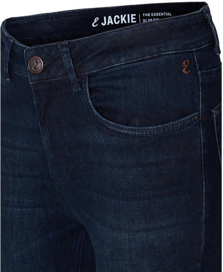 Miss Etam slim fit jeans Jackie denim dark blue denim - Foto 2