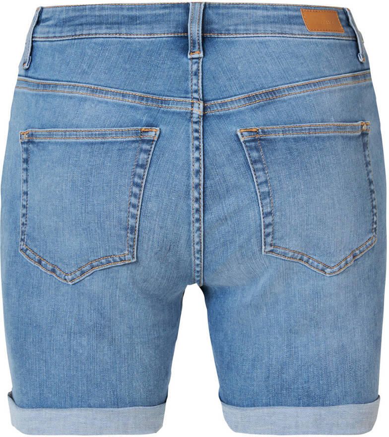 Miss Etam slim fit jeans short Jackie 502 bleached denim - Foto 3
