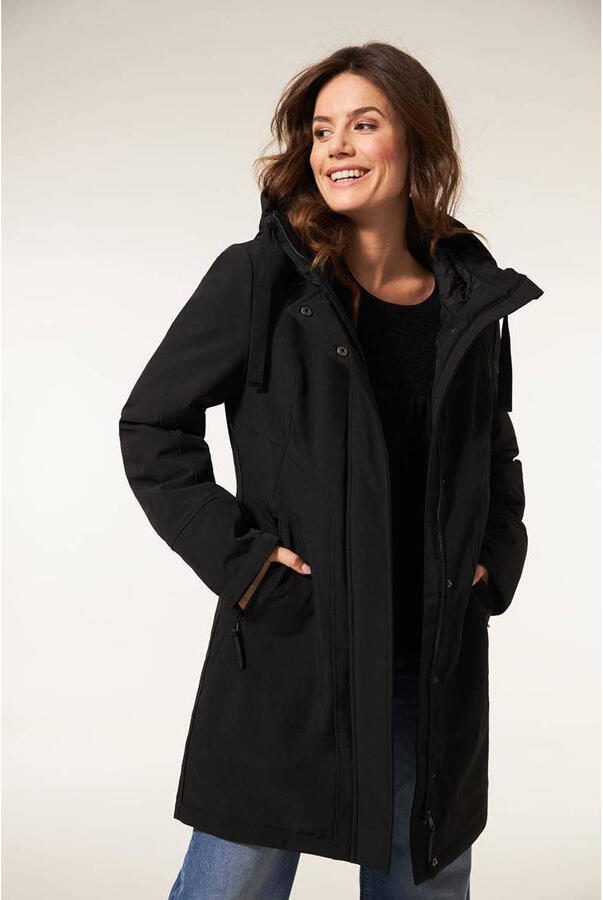 Miss Etam softshell jas Wanda zwart - Foto 2