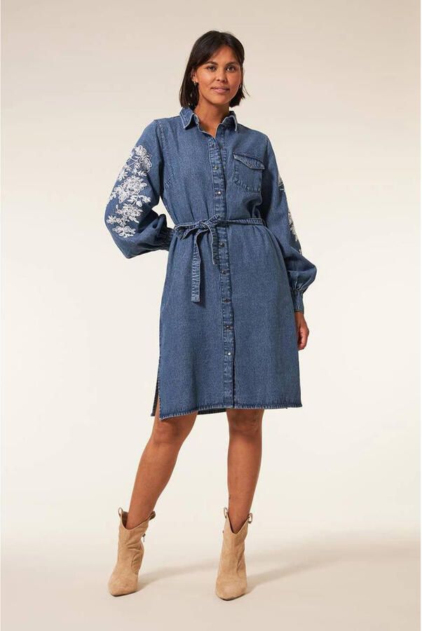 Miss Etam spijkerjurk Danielle medium blue